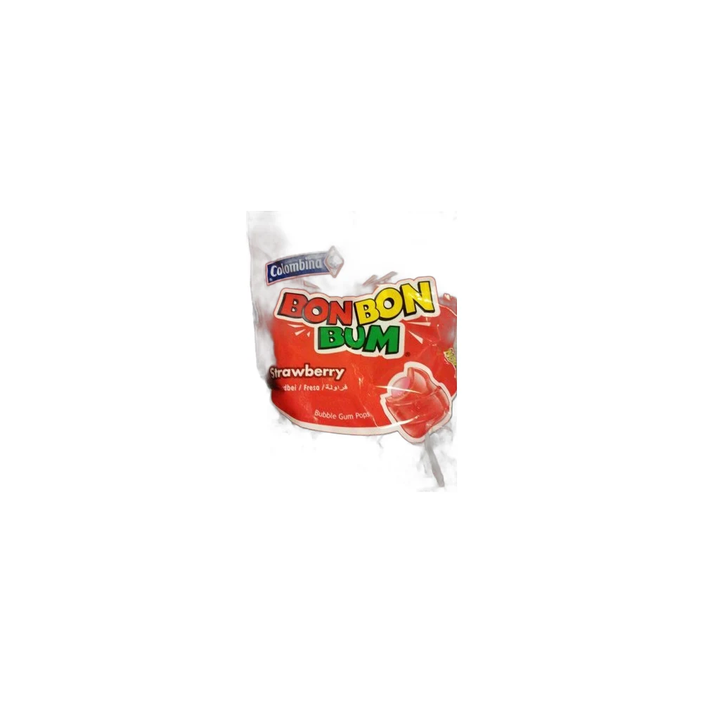 CHUPETA BON BON BUM FRESA 24U COLOMBINA