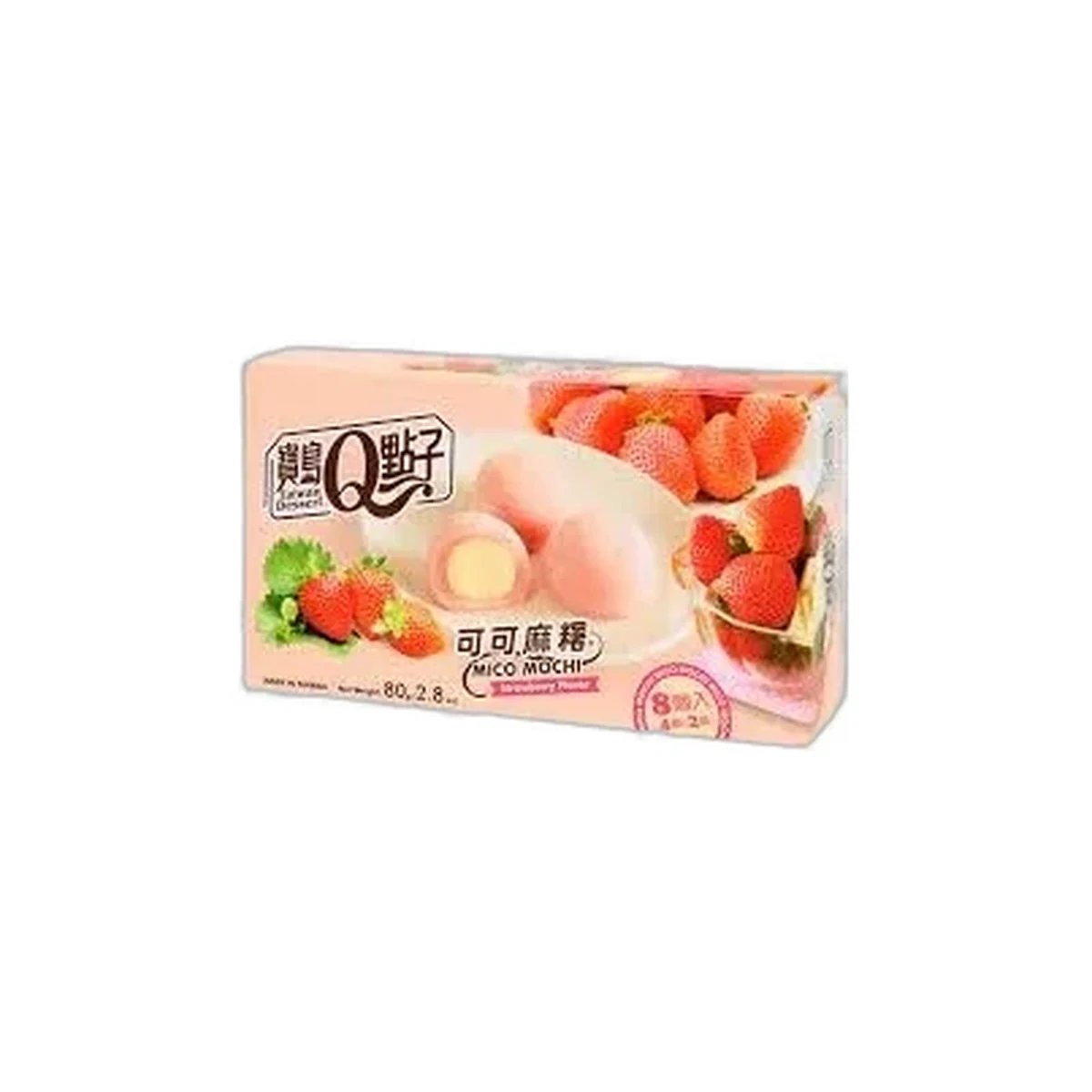 MOCHI SABOR FRESA 80GR TAIWAN DESSERT