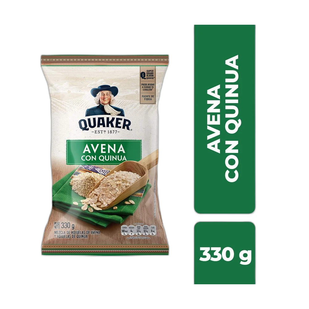 AVENA CON QUINUA 330GR QUAKER